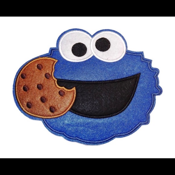 🤩4/$15 or 6/$20 cookie monster iron on patch - Picture 1 of 2